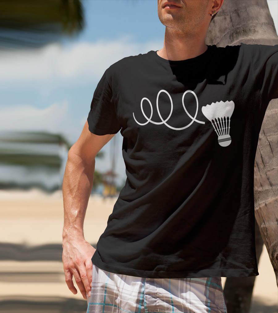 Elo Funny Badminton Shuttle Loop T-Shirt