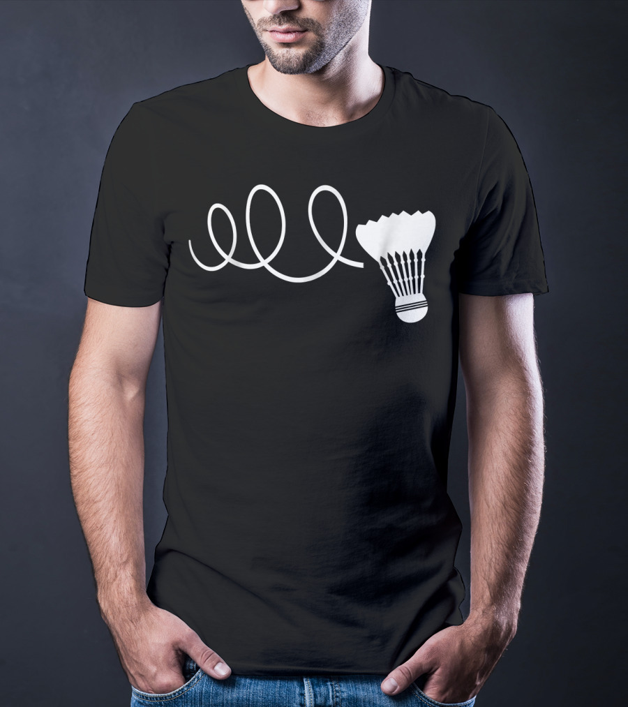 Elo Funny Badminton Shuttle Loop T-Shirt