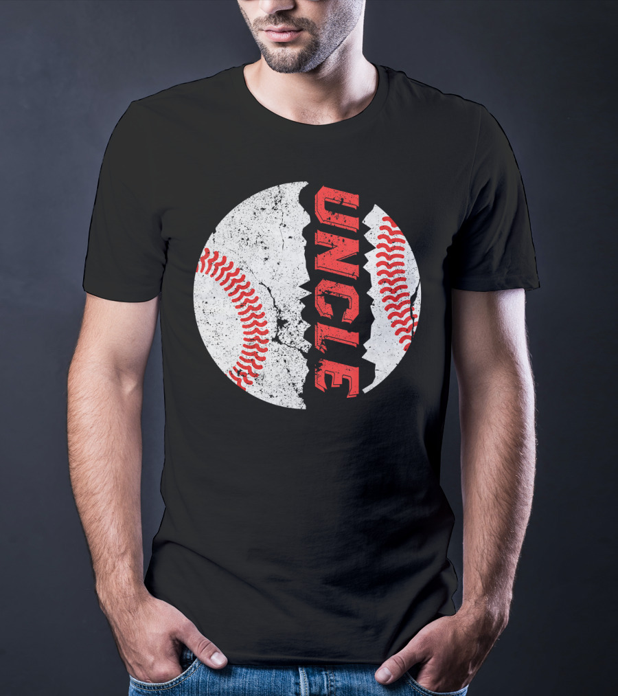 Uncle Funny Baseball Softball Fat Ball T-Shirt