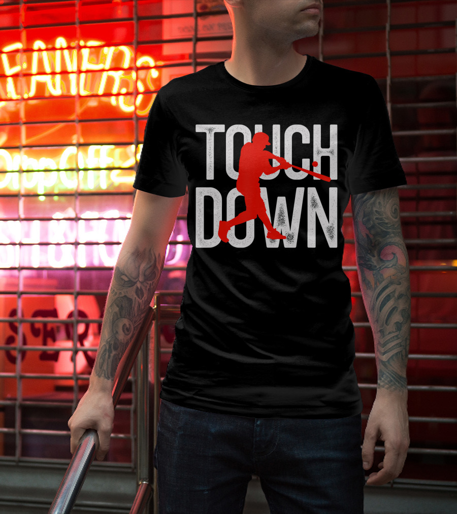 Touchdown Baseball Football Sarcasm Humor T-Shirt