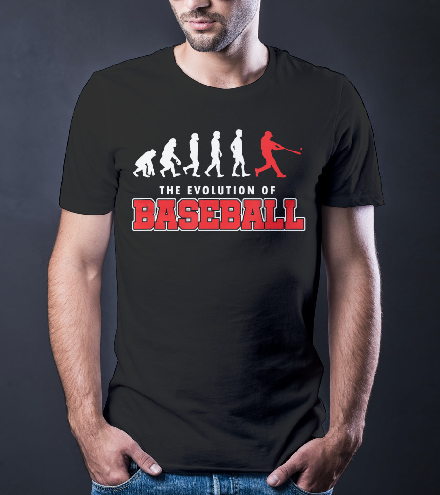 The Evolution Of Baseball Player Swing Progression T-Shirt