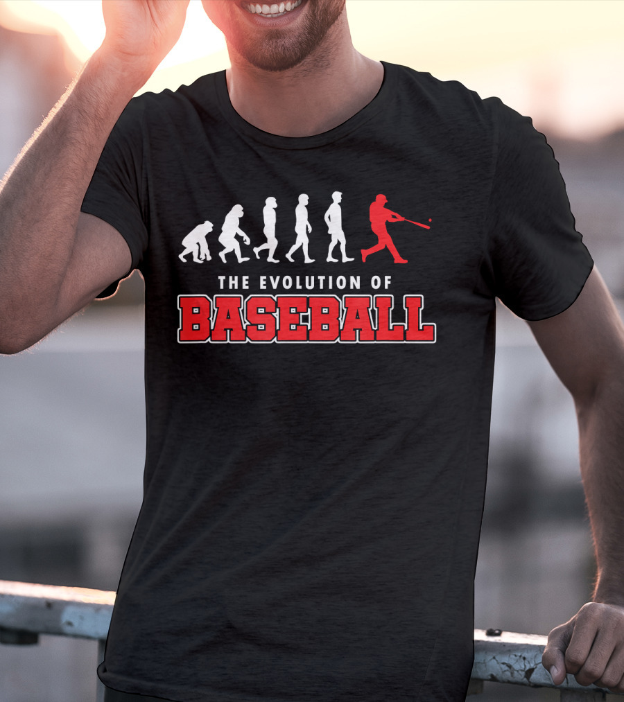 The Evolution Of Baseball Player Swing Progression T-Shirt