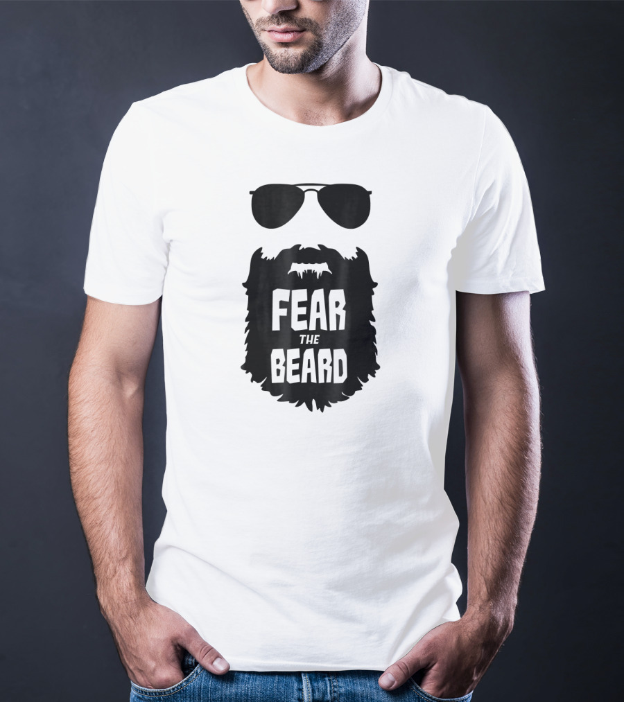 Fear The Beard Funny Sunglasses T-Shirt