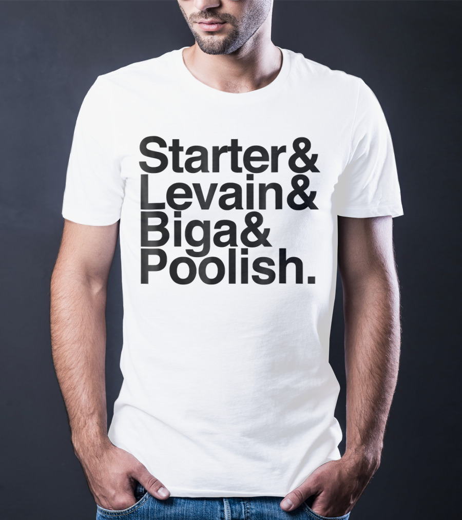 Starter Levain Biga Poolish Funny Sourdough T-Shirt
