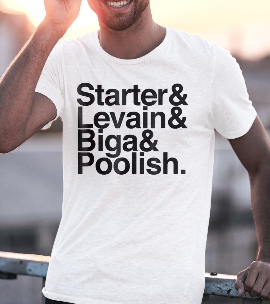 Starter Levain Biga Poolish Funny Sourdough T-Shirt