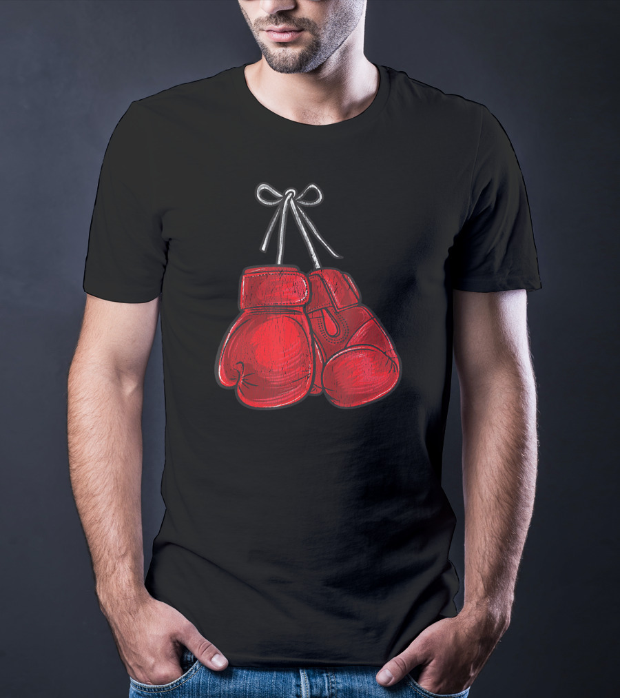 Boxer Red Boxing Gloves T-Shirt