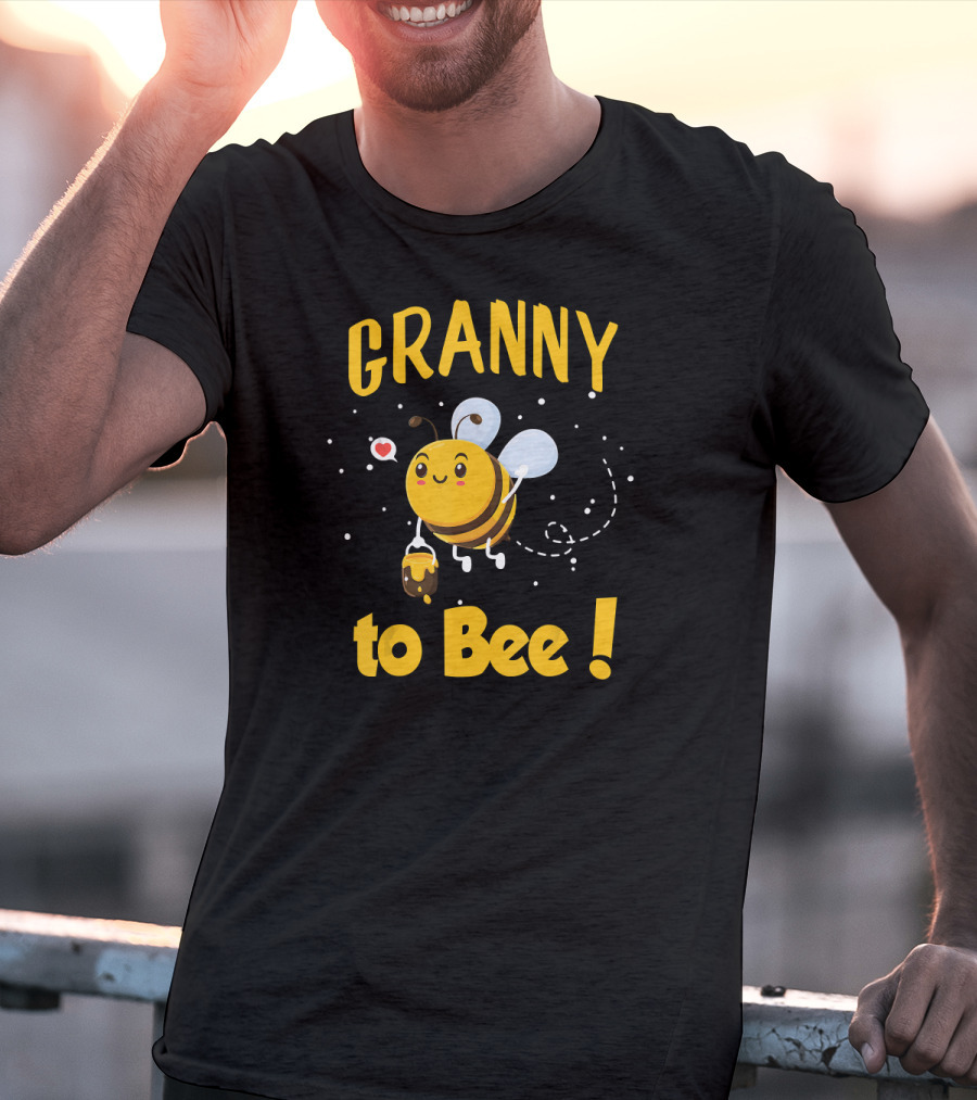 Granny To Bee Honeybee With Heart T-Shirt