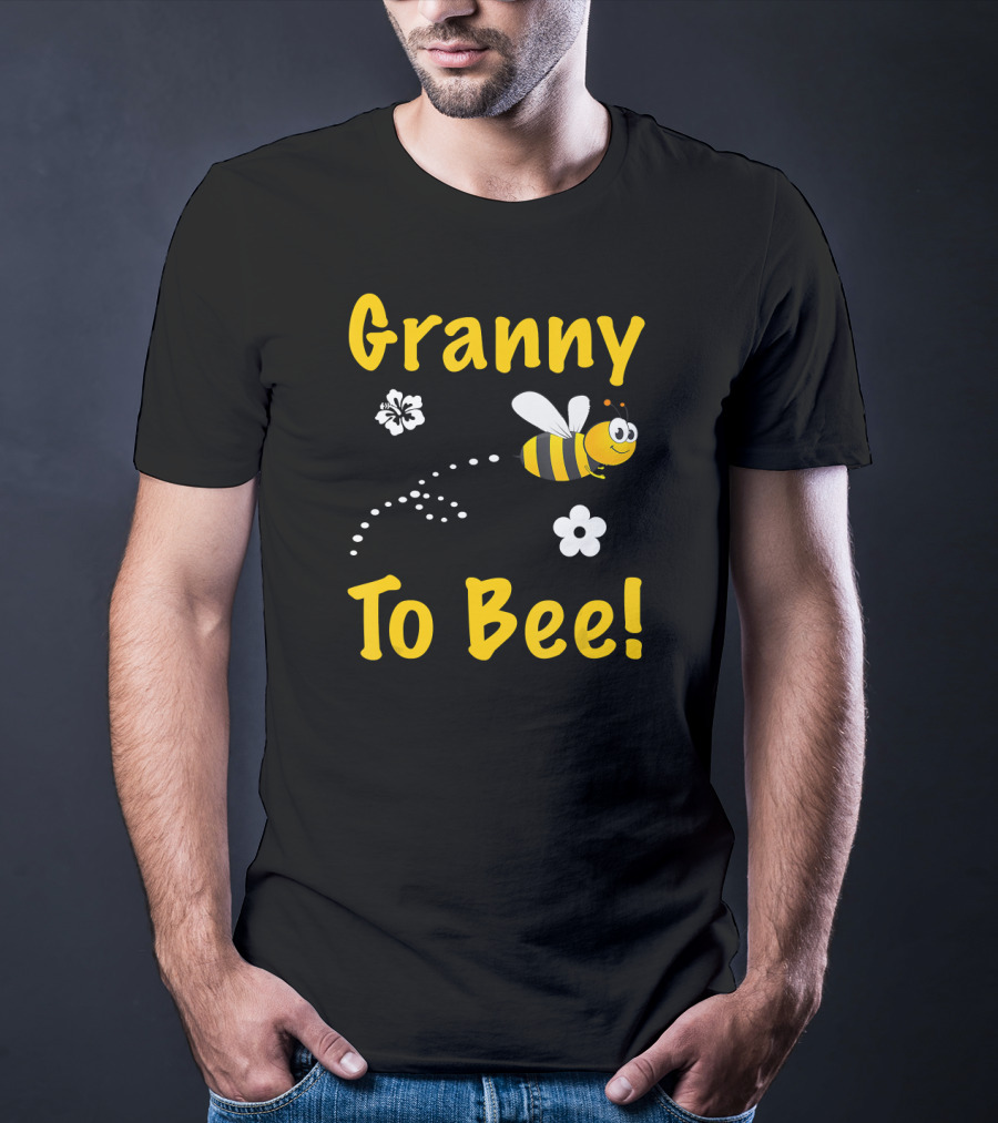 Granny To Bee Granny Bee Flowers T-Shirt