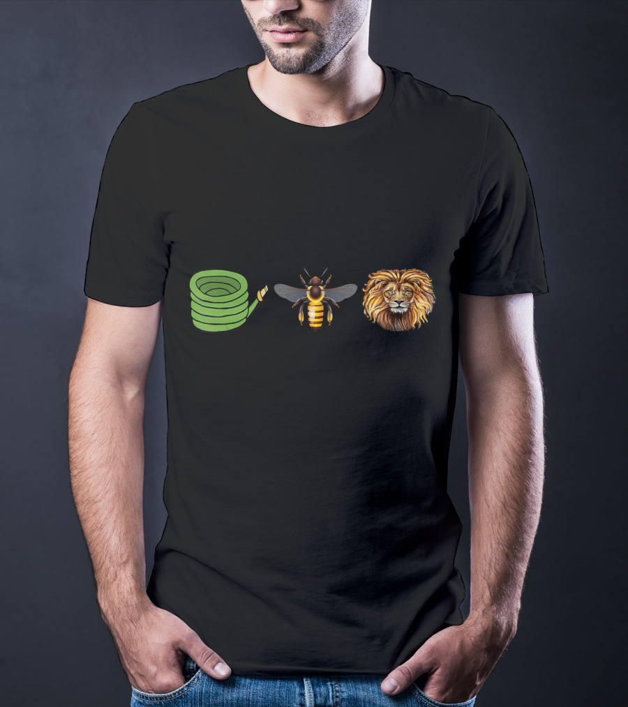 Hose Bee Lion Mane Emoji Sequence T-Shirt