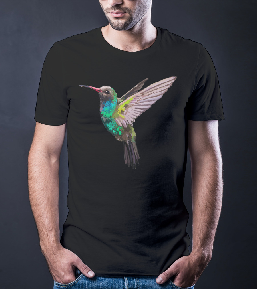 Hummingbird Bird Colorful Winged Beauty T-Shirt
