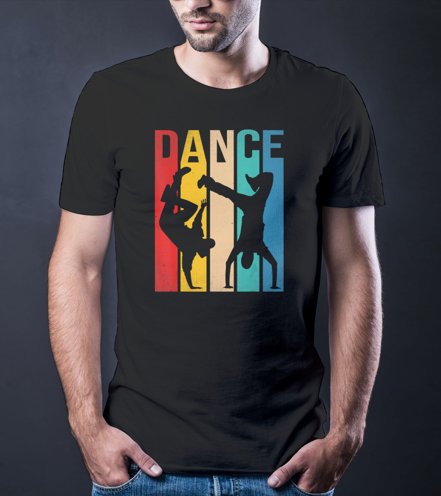 Breakdancing B Boy Dance Colorful T-Shirt