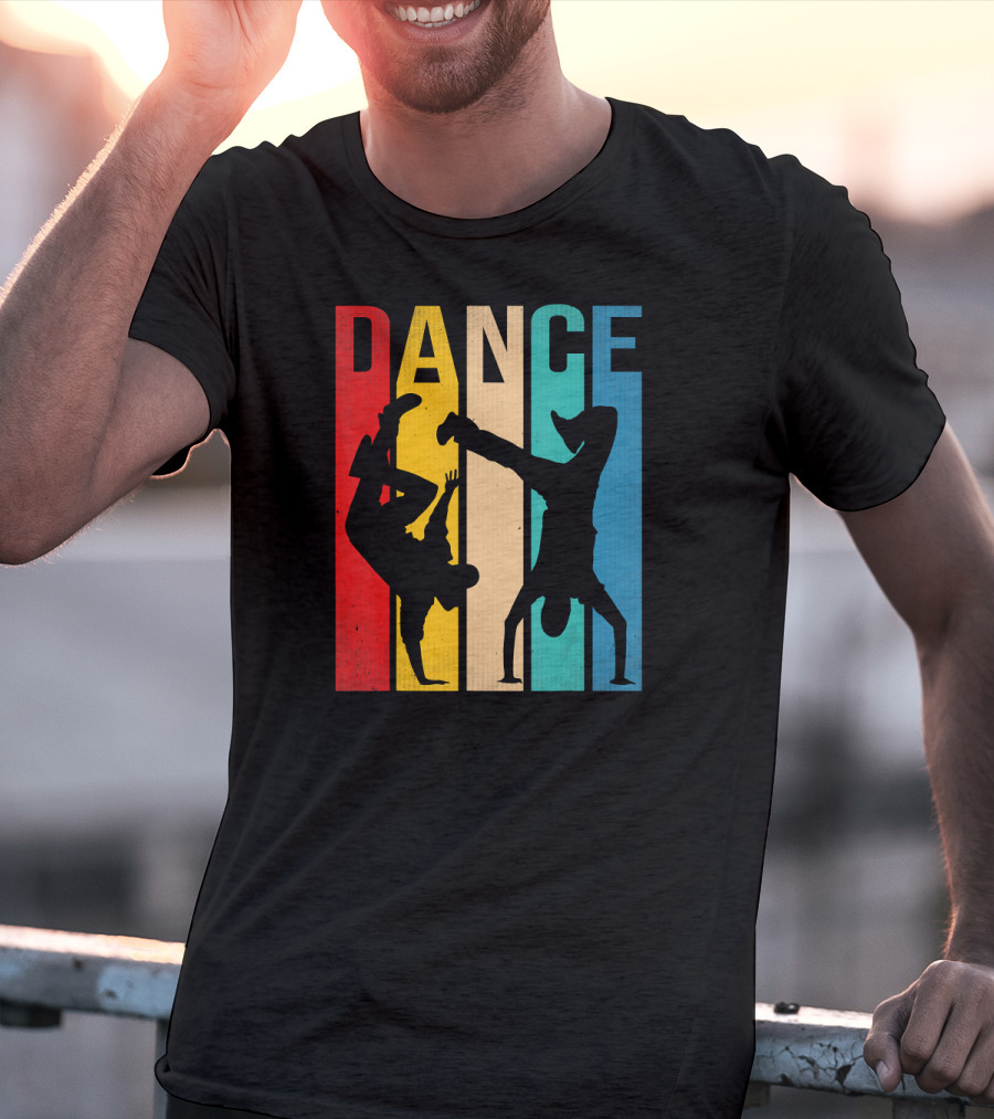 Breakdancing B Boy Dance Colorful T-Shirt