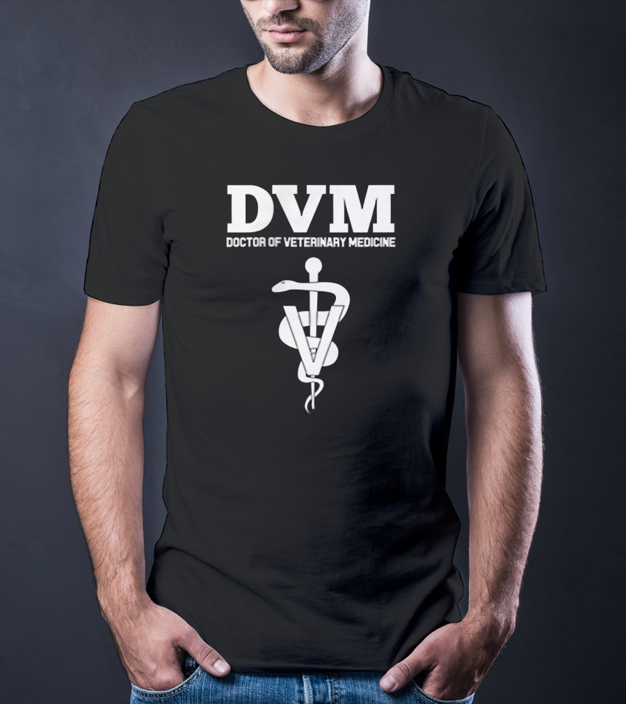 DVM Doctor Of Veterinary Medicine Caduceus T-Shirt