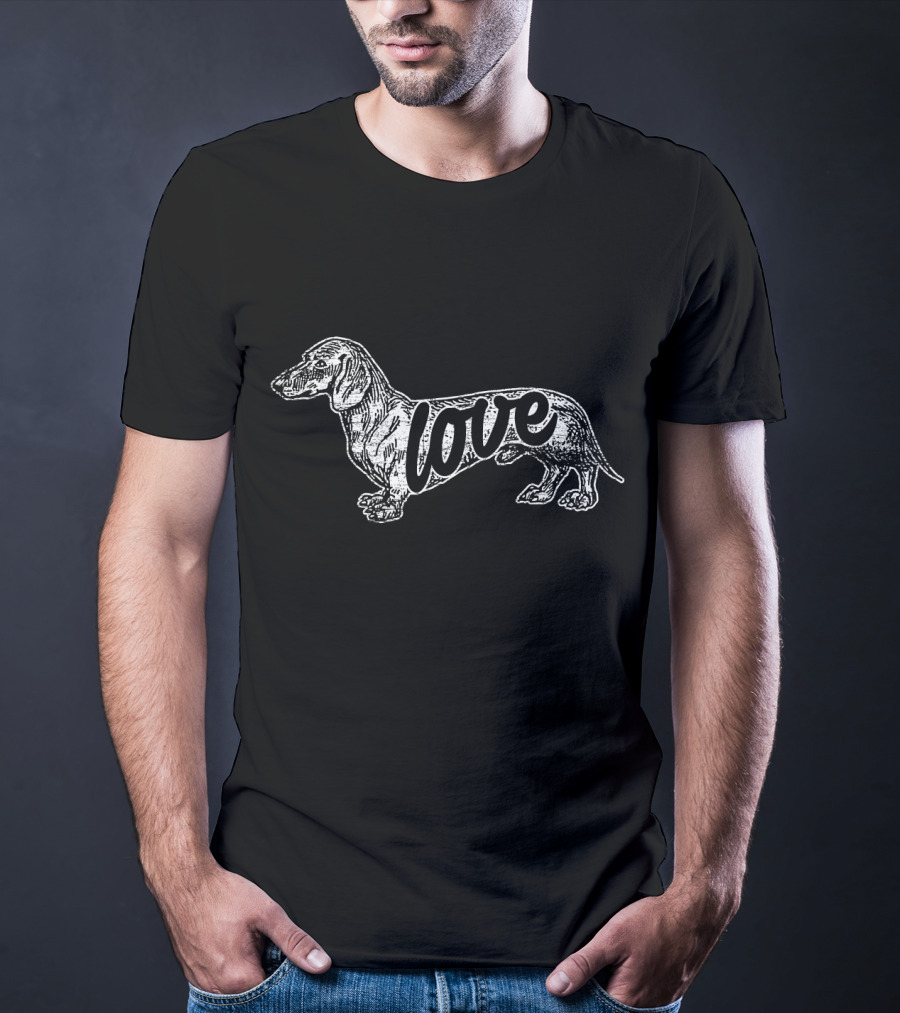 Dog Breeder Idea Dachshund Love T-Shirt