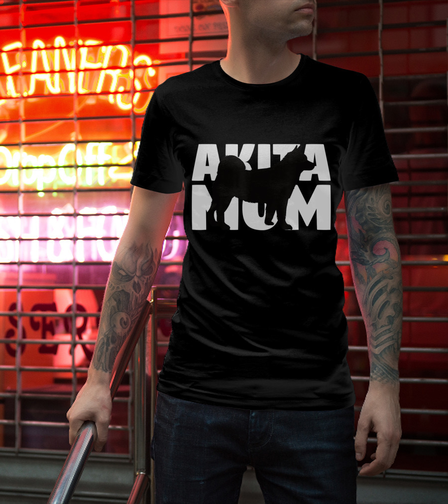 Akita Mom Akita Dog T-Shirt