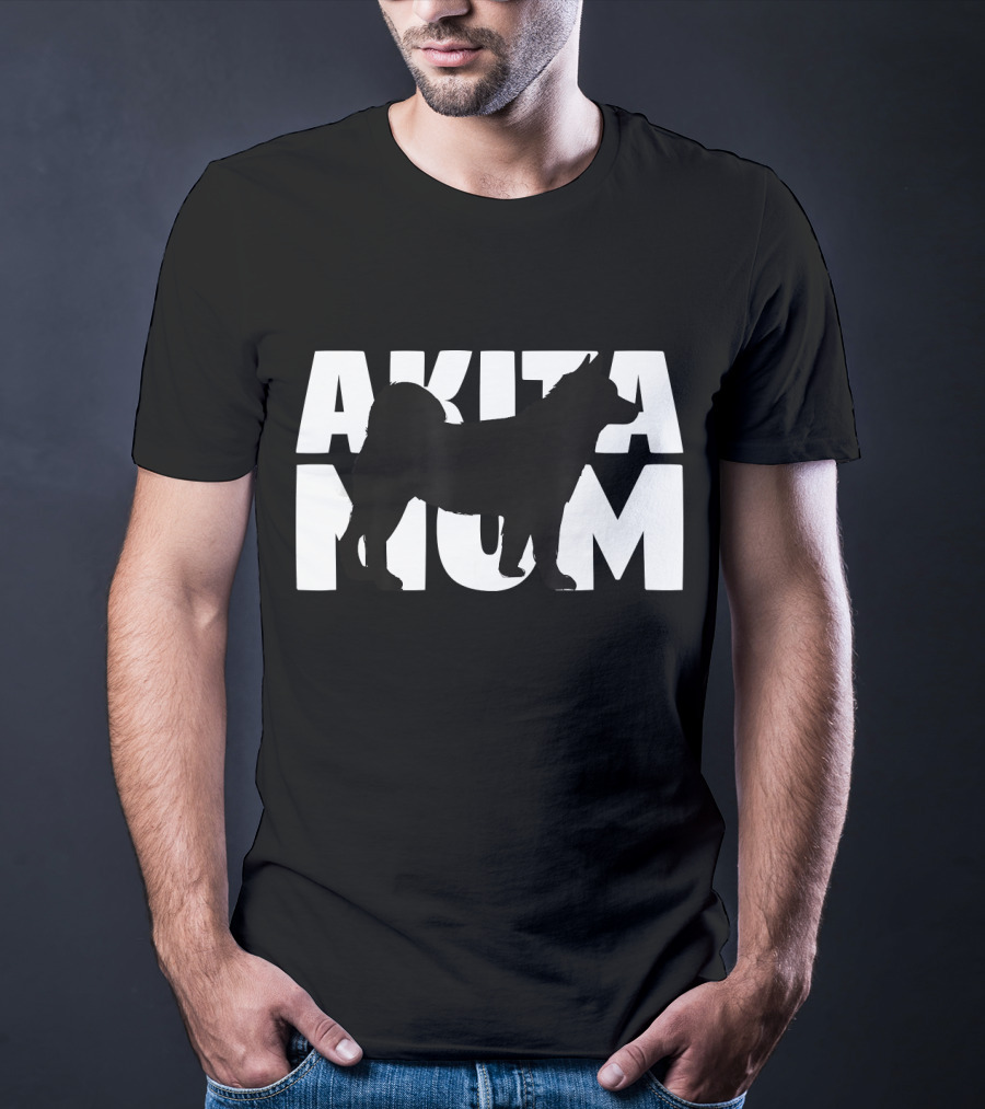 Akita Mom Akita Dog T-Shirt