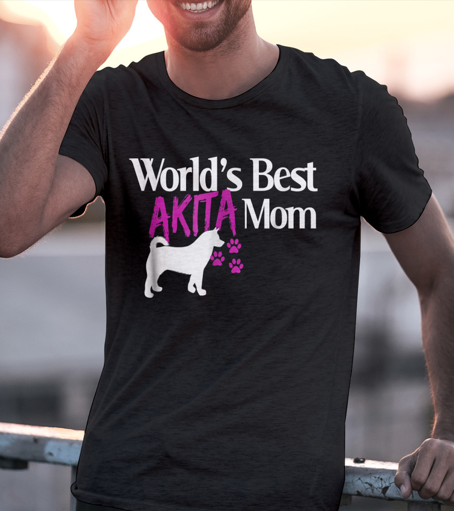 World's Best Akita Mom T-Shirt