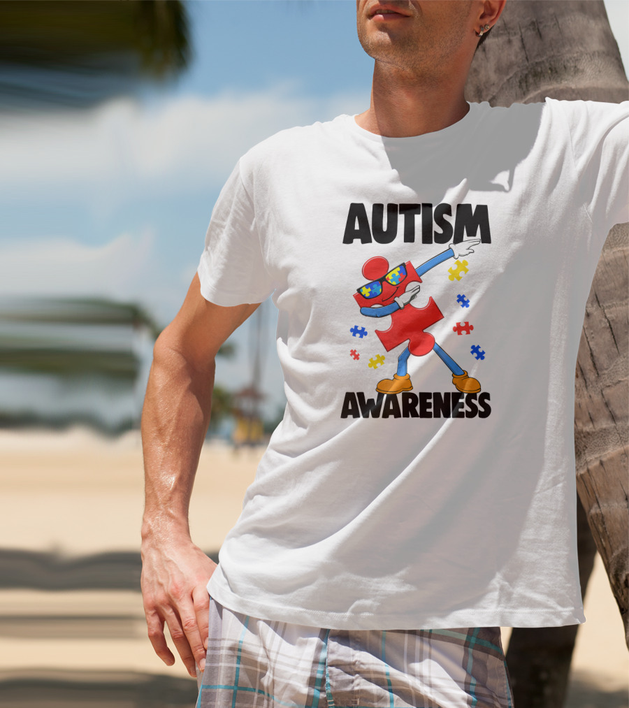Autism Awareness Puzzle Piece Dance T-Shirt