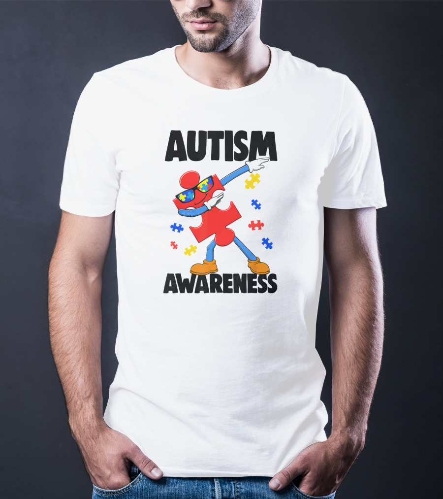 Autism Awareness Puzzle Piece Dance T-Shirt
