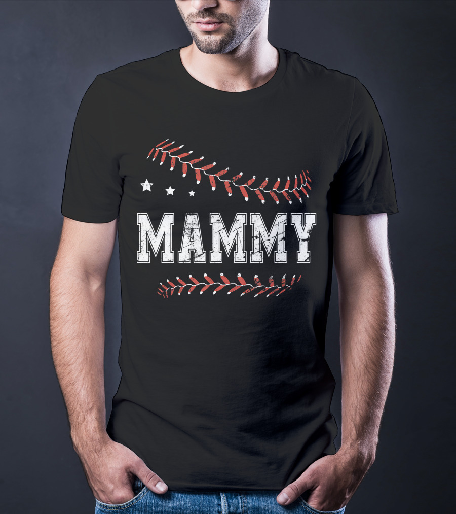 Mammy Baseball Softball Love T-Shirt