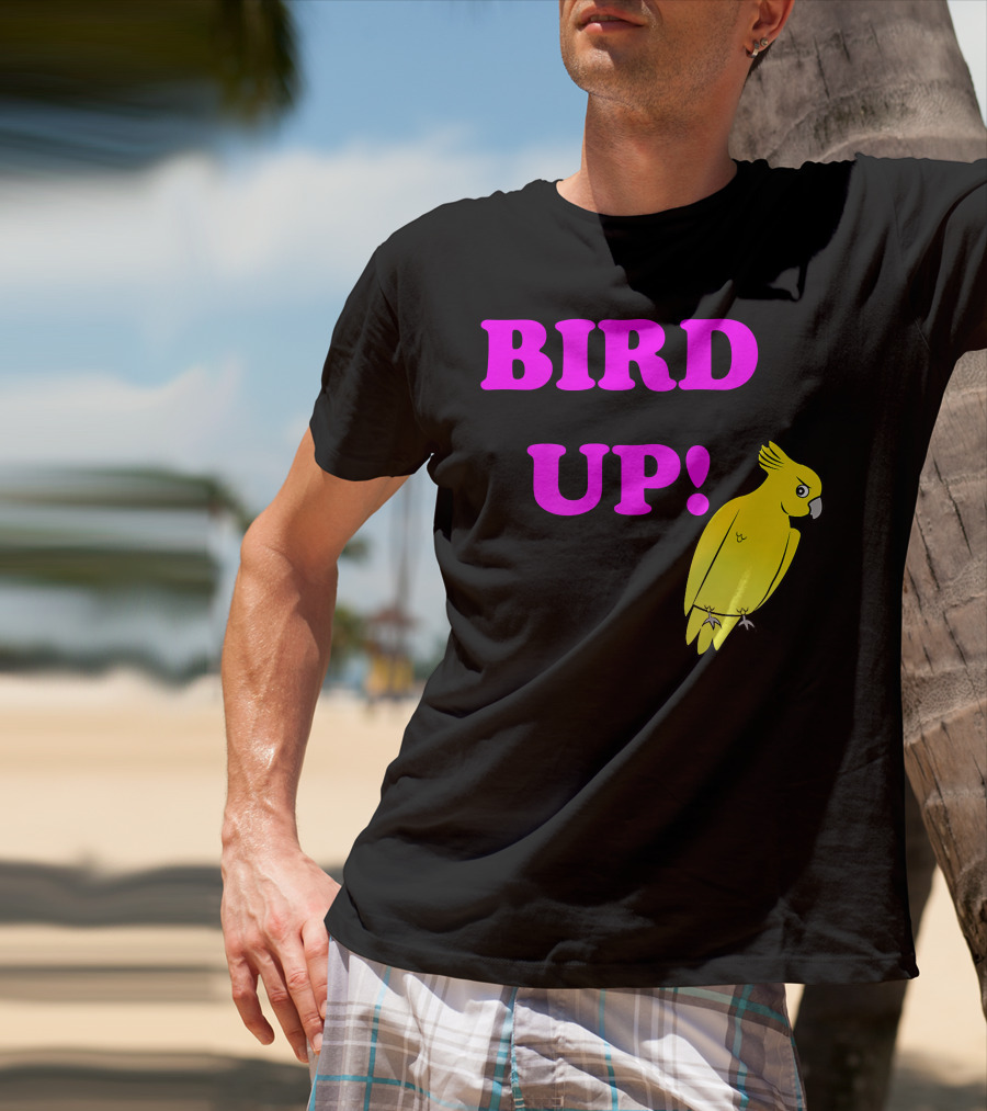 BIRD UP Yellow Parrot T-Shirt