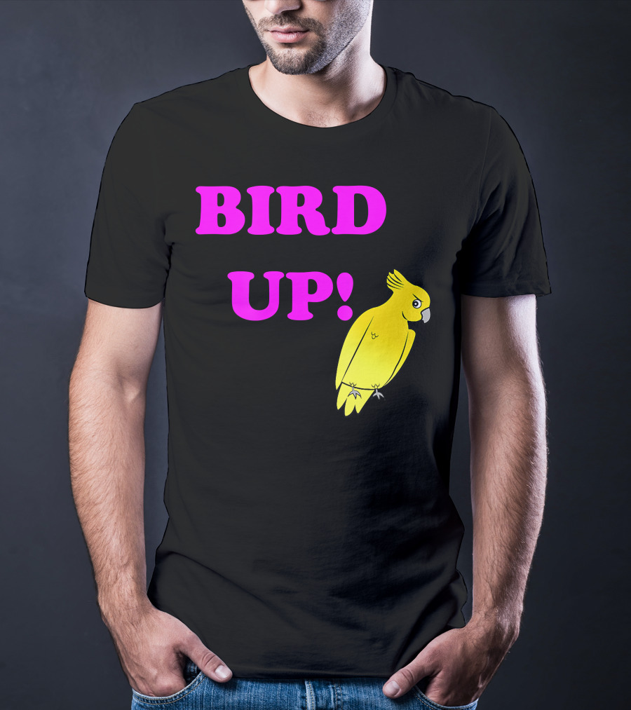BIRD UP Yellow Parrot T-Shirt