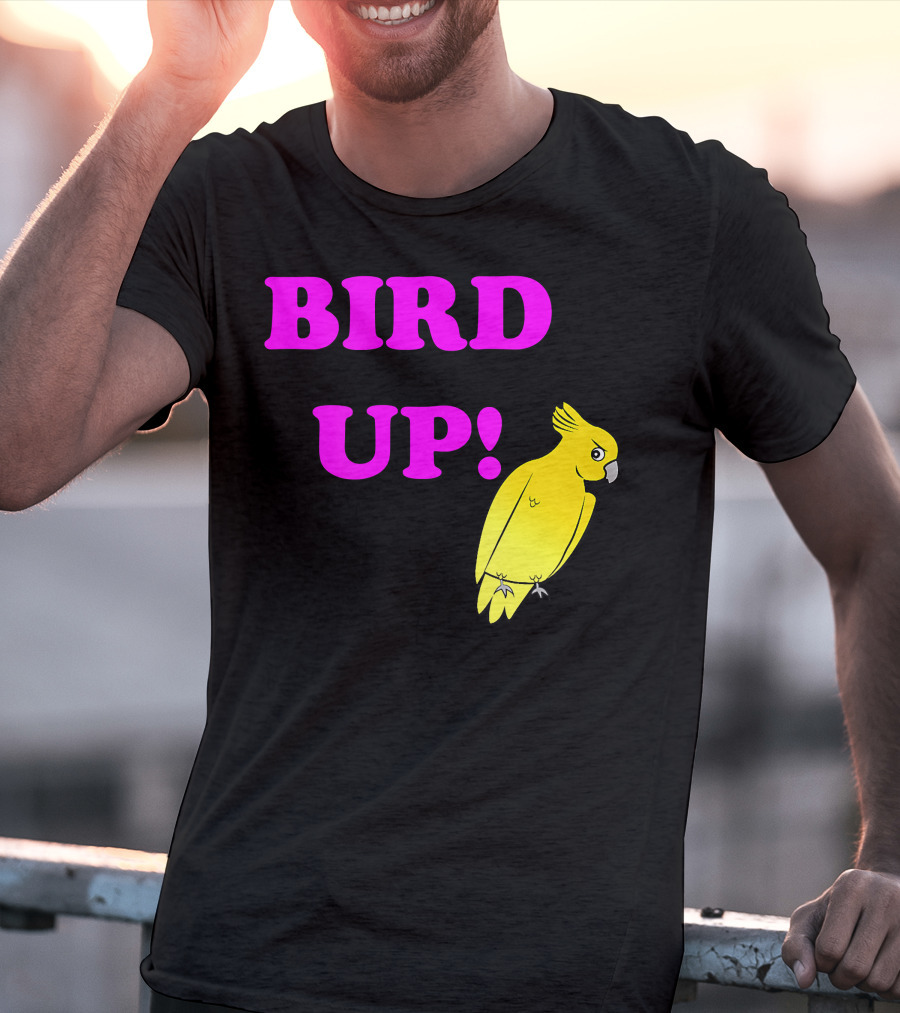 BIRD UP Yellow Parrot T-Shirt