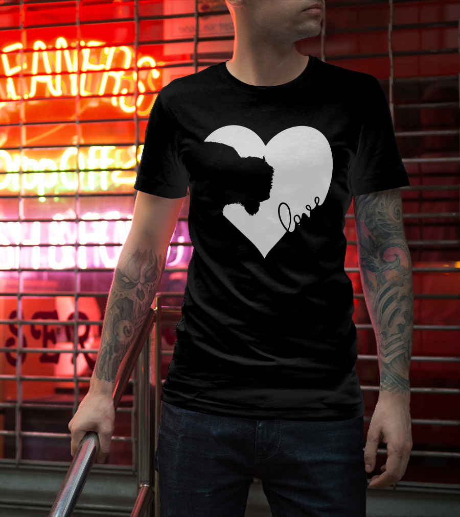 Bison Love Heart T-Shirt