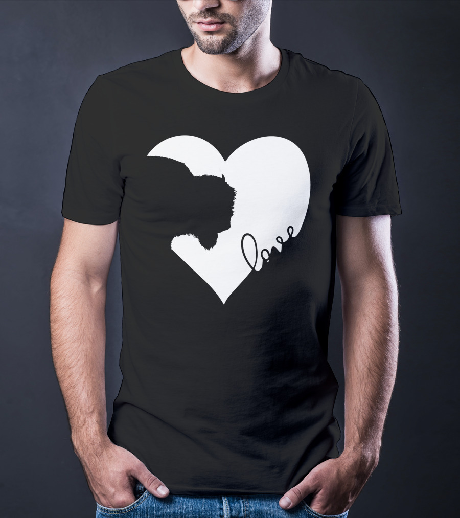 Bison Love Heart T-Shirt