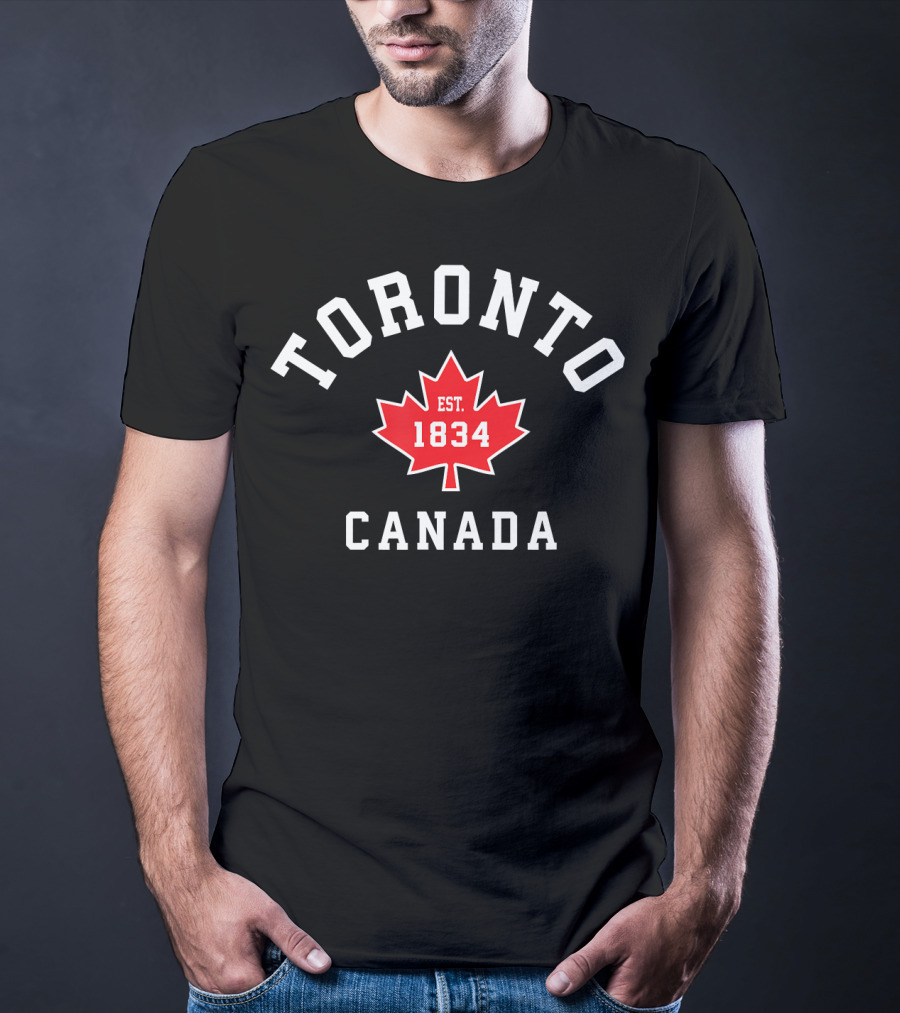 Toronto Canada Est. 1834 Maple Leaf T-Shirt