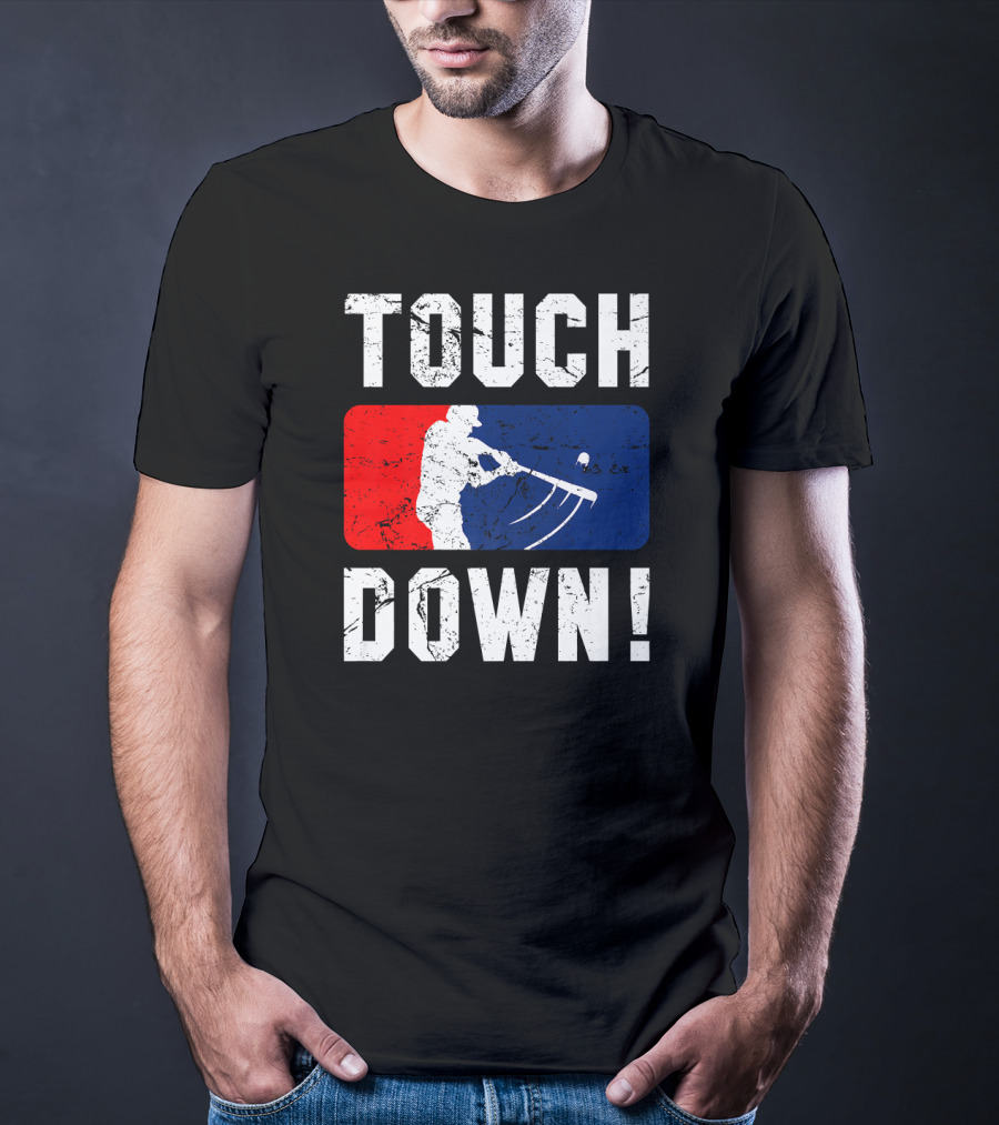 TOUCHDOWN Baseball Bat T-Shirt