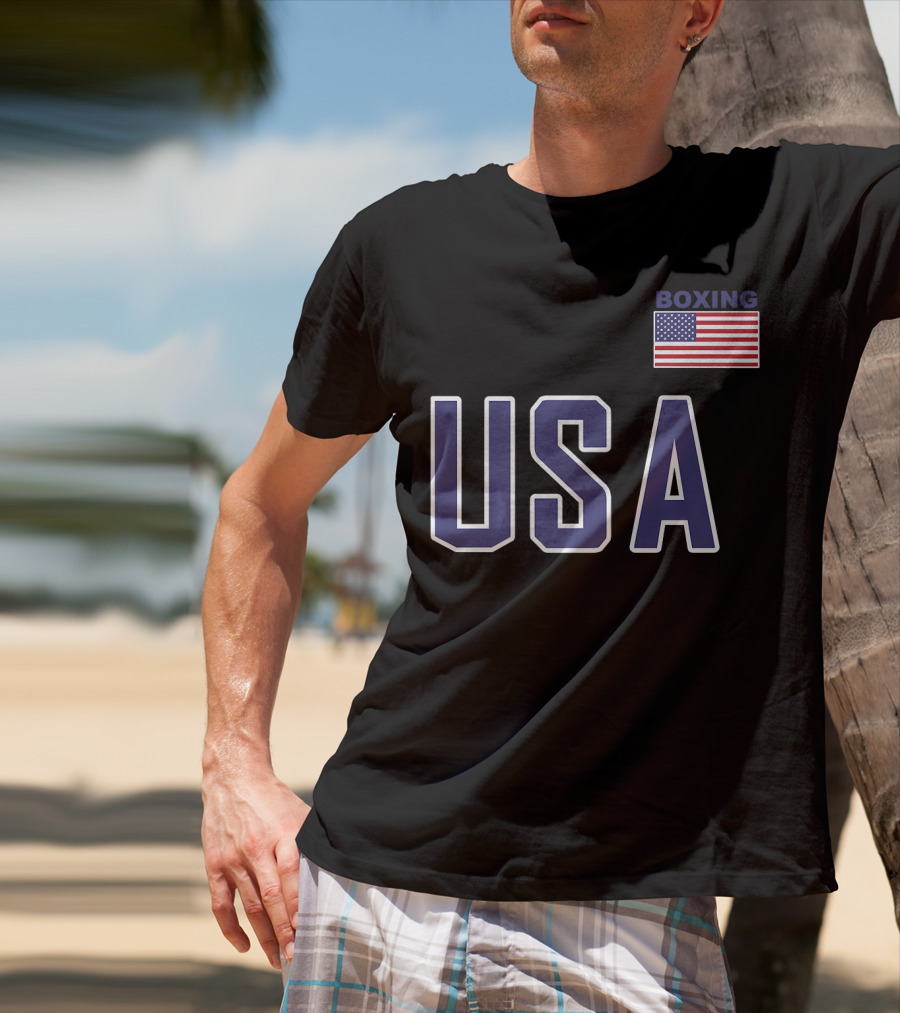 USA Boxing Flag Equipment T-Shirt