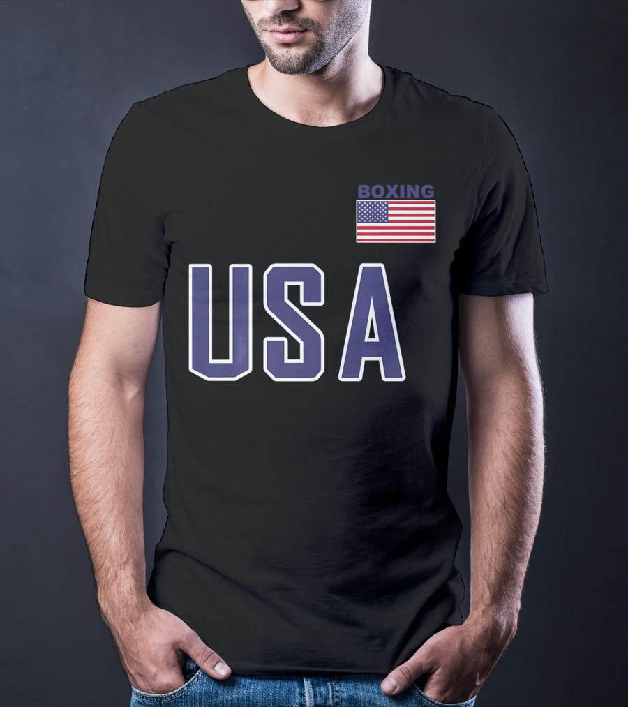 USA Boxing Flag Equipment T-Shirt