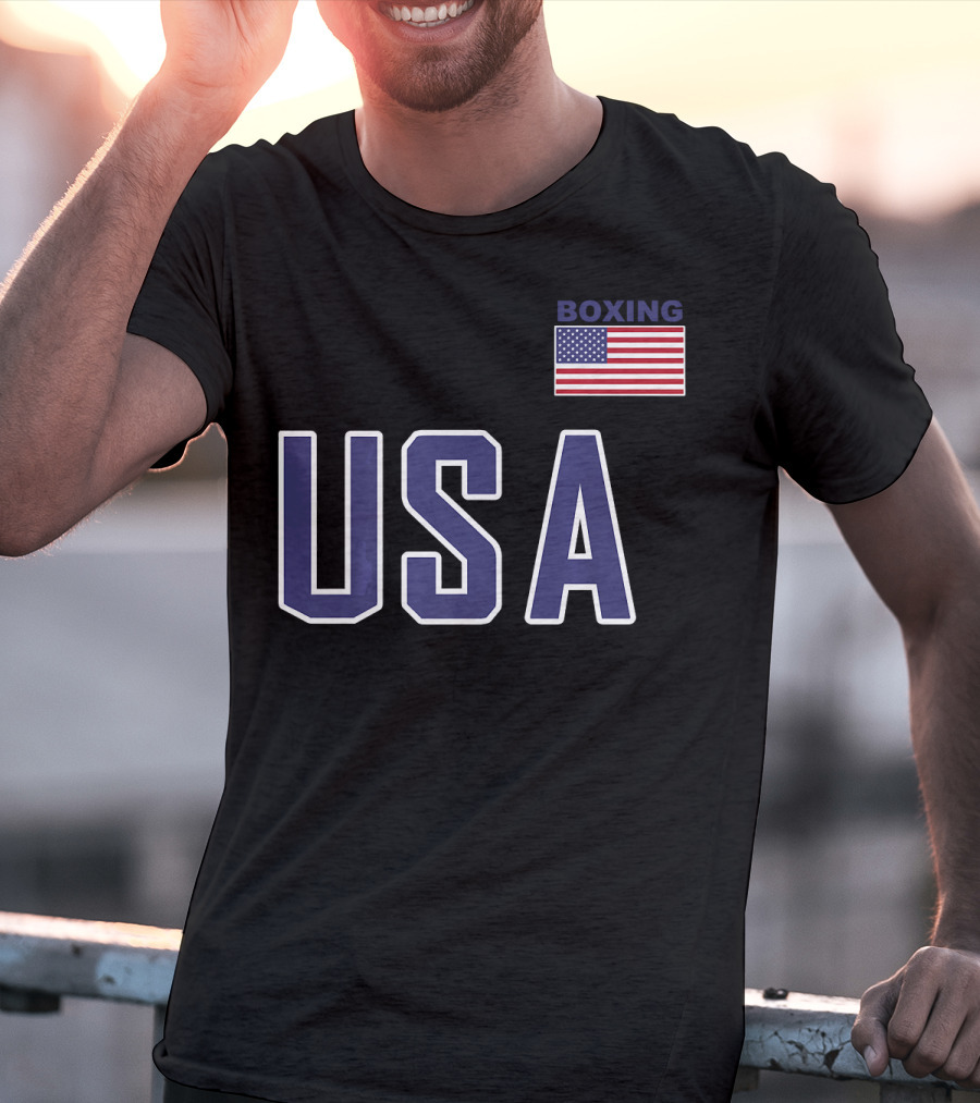 USA Boxing Flag Equipment T-Shirt