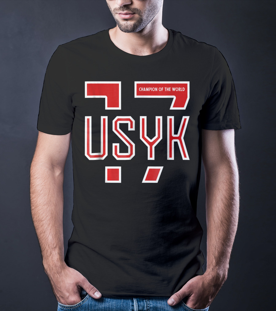 Usyk Champion Of The World Fan Club T-Shirt