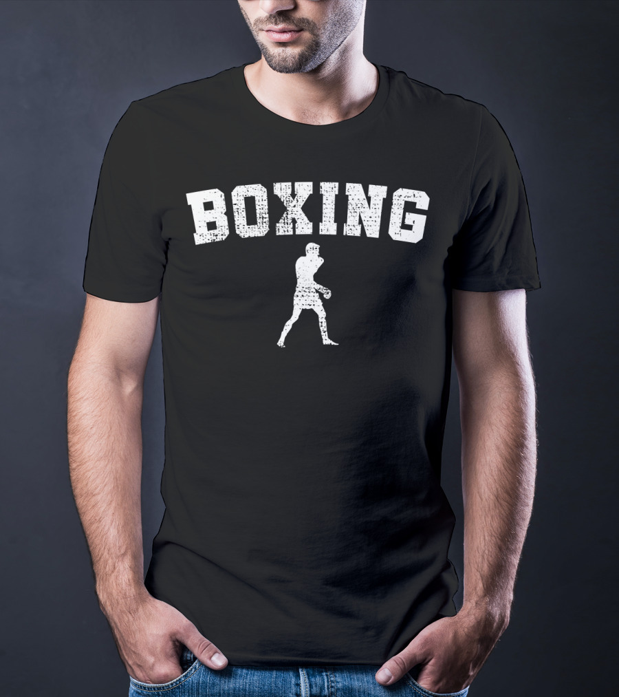 Boxing Vintage Boxer Boxing Club Silhouette Classic T-Shirt