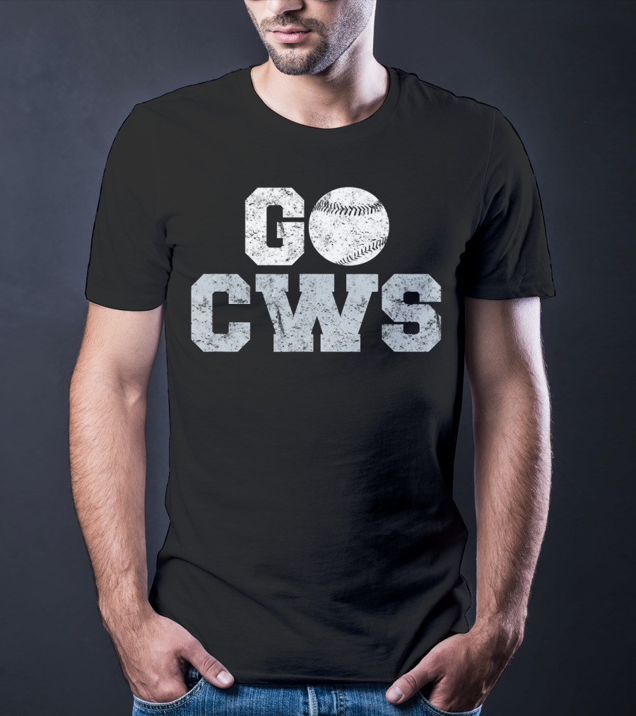 Go CWS Vintage Chicago Illinois Baseball City T-Shirt