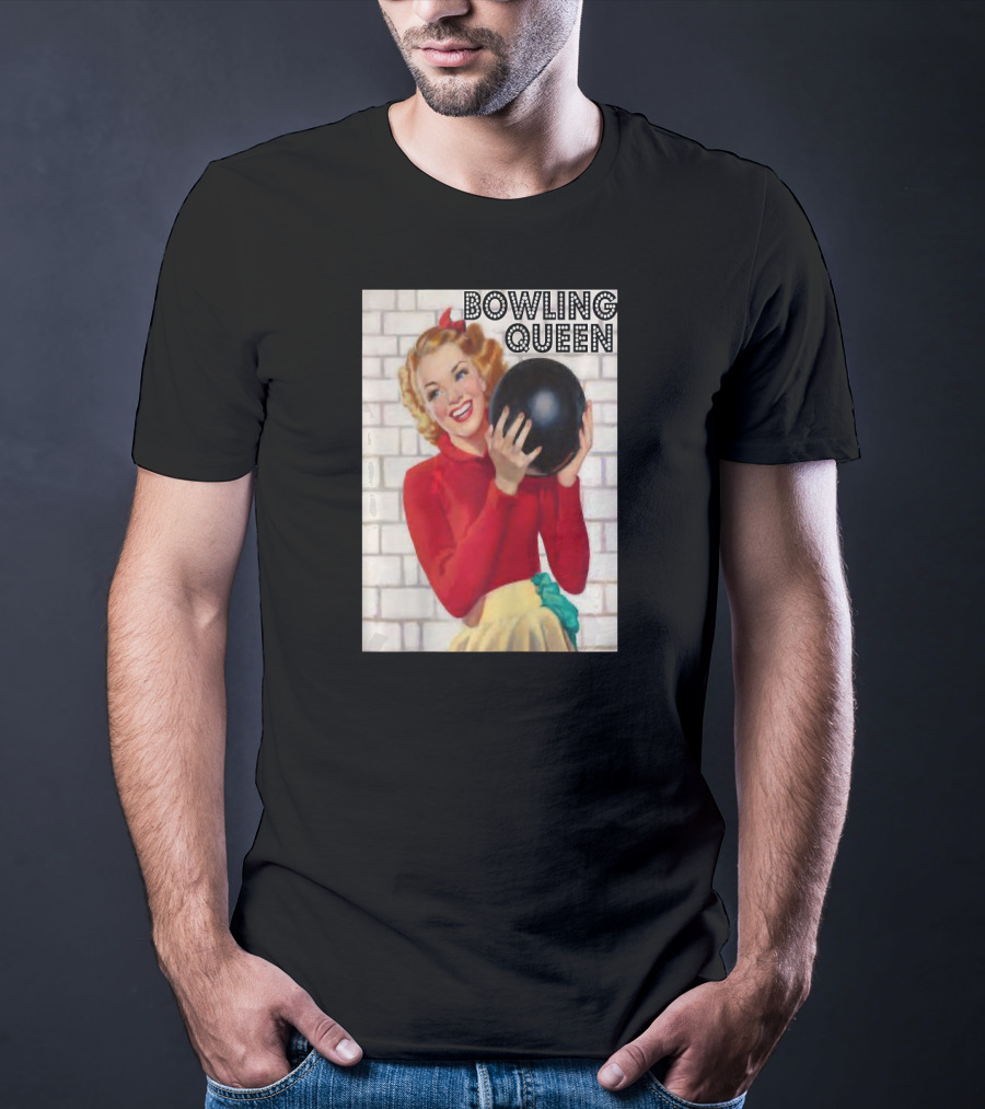 Bowling Queen Vintage Retro Style Women's T-Shirt