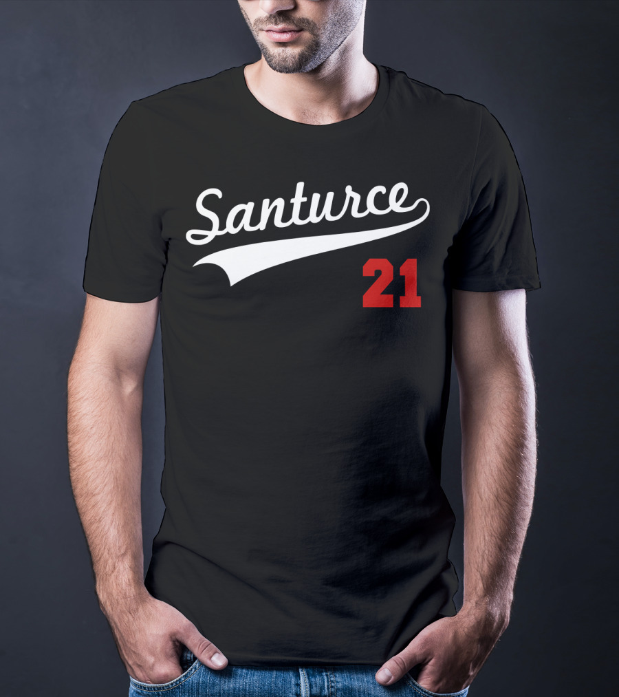 Santurce Puerto Rico Baseball 21 Vintage T-Shirt