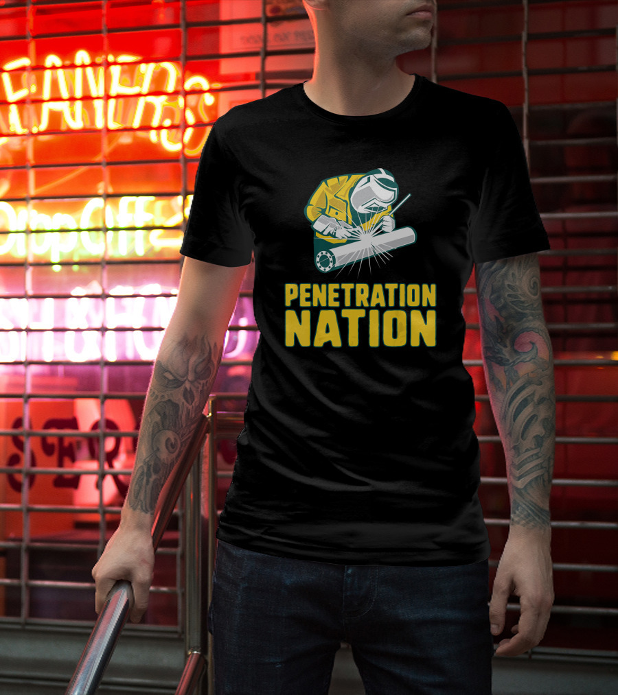 Penetration Nation Welder Spark Action T-Shirt
