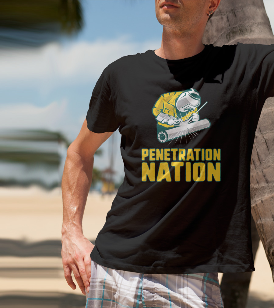 Penetration Nation Welder Spark Action T-Shirt