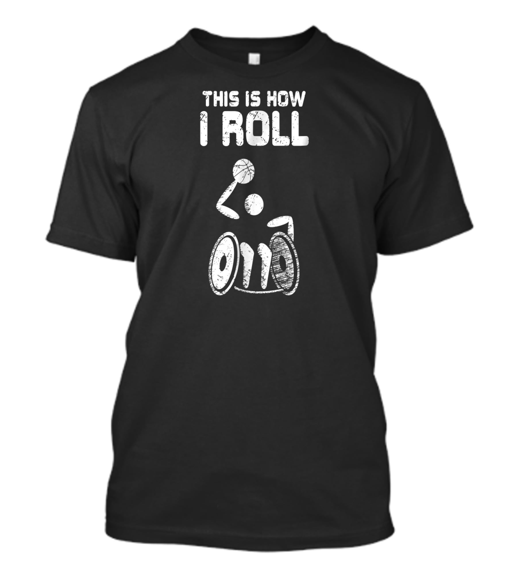 This Is How I Roll Wheelchair Basketball Disability Sport T-Shirt