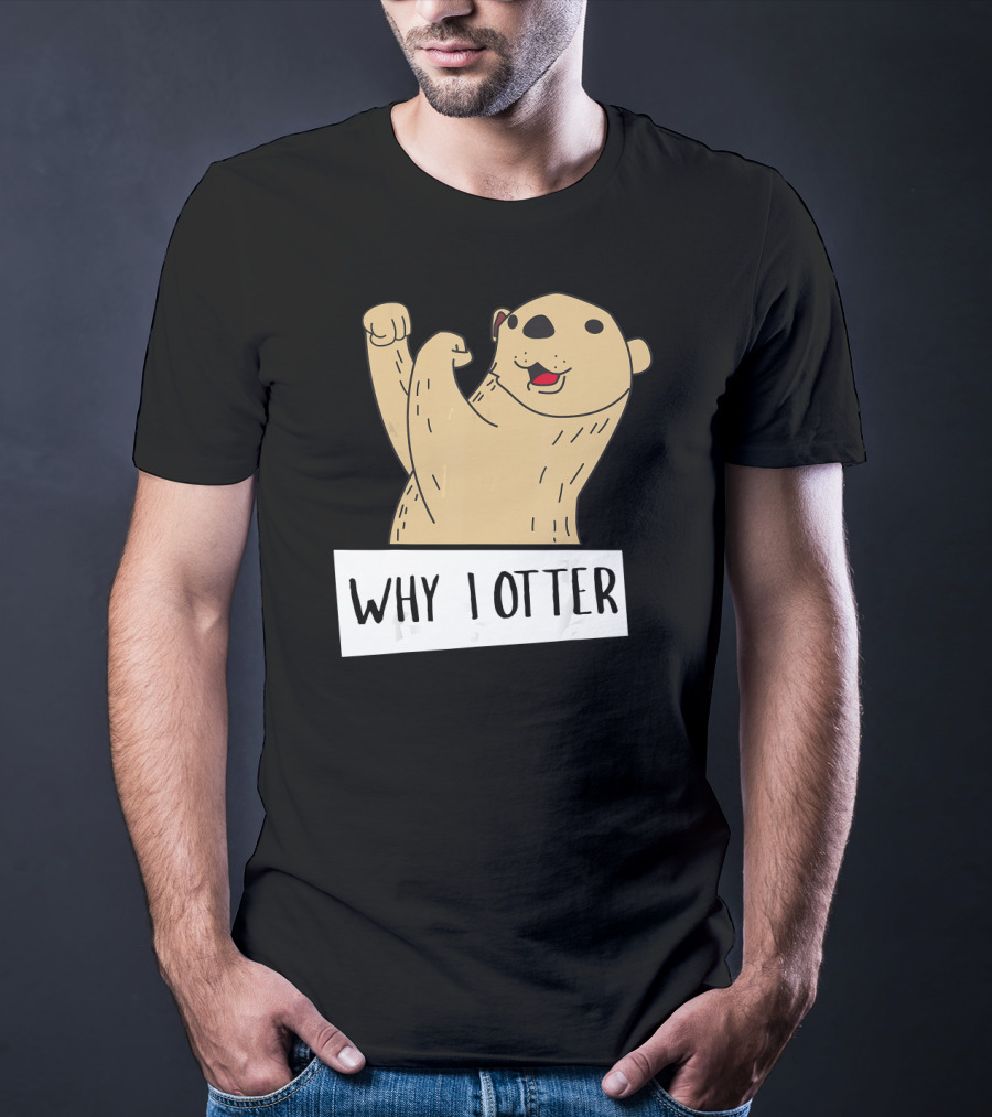 Why I Otter Funny Fighting Otter Pun Boxing Champion T-Shirt