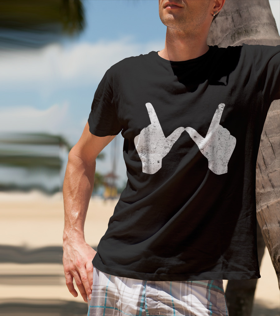 Wisconsin Youth University Hand Gesture W T-Shirt