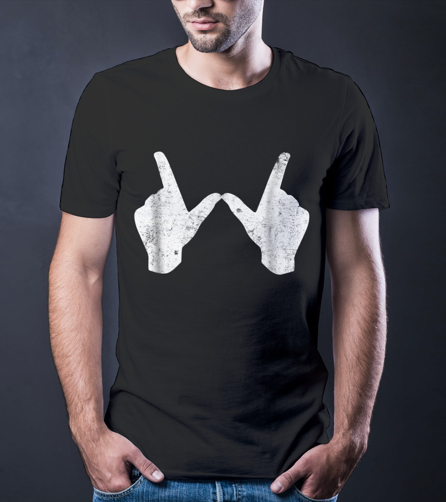 Wisconsin Youth University Hand Gesture W T-Shirt