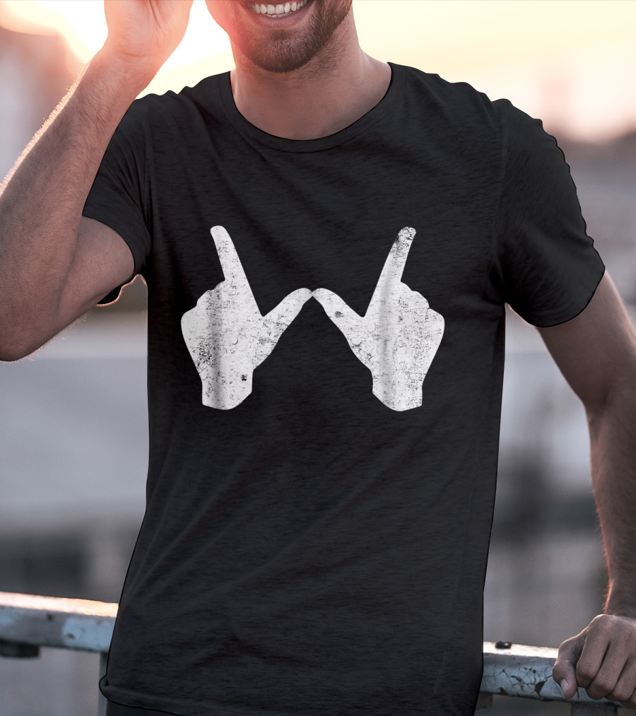 Wisconsin Youth University Hand Gesture W T-Shirt