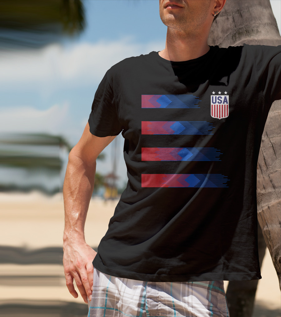USA Soccer Cheer Women Men Kids T-Shirt