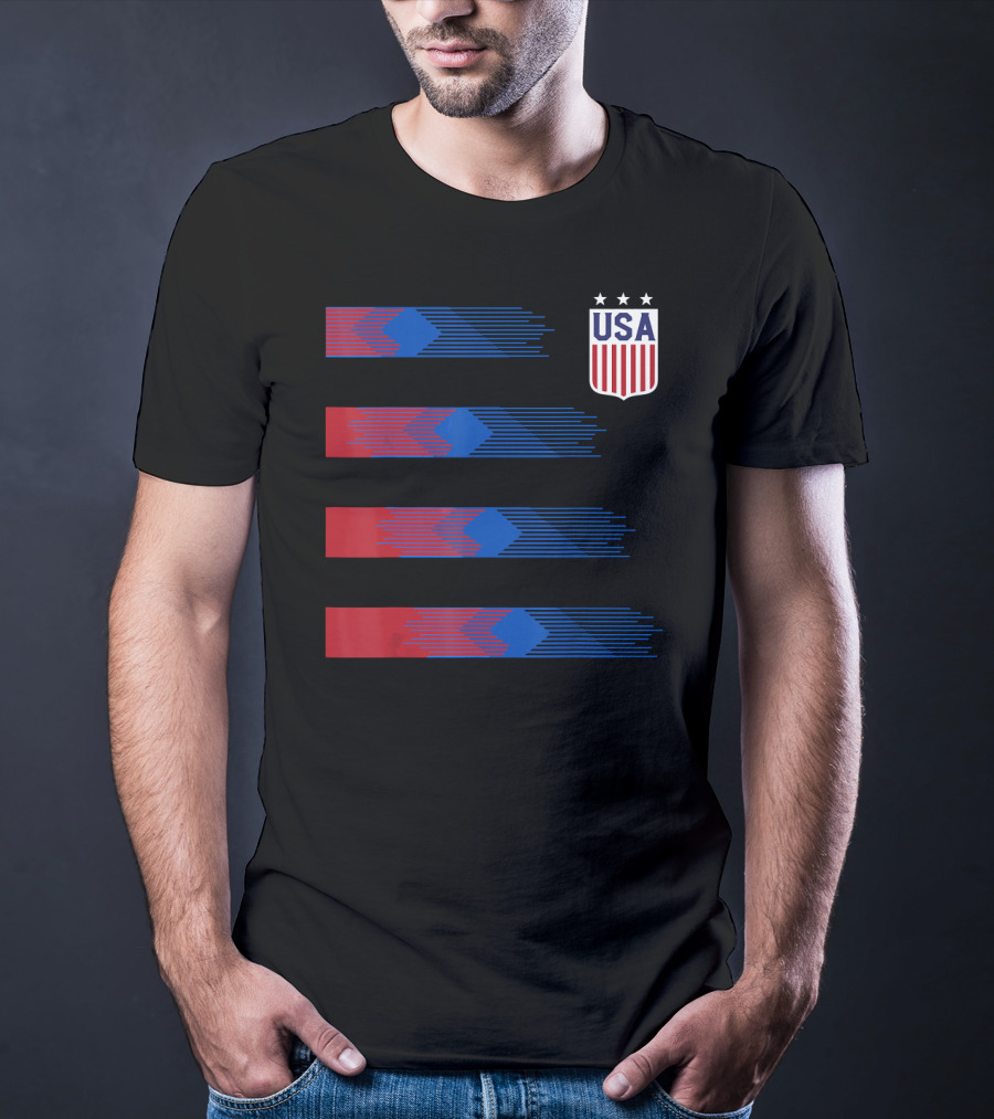 USA Soccer Cheer Women Men Kids T-Shirt