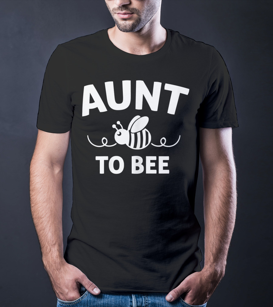 Aunt To Bee Cute New Aunt BEEcoming T-Shirt