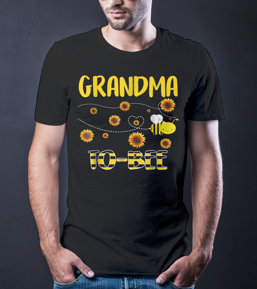 GRANDMA TO BEE Sunflowers And Bee T-Shirt